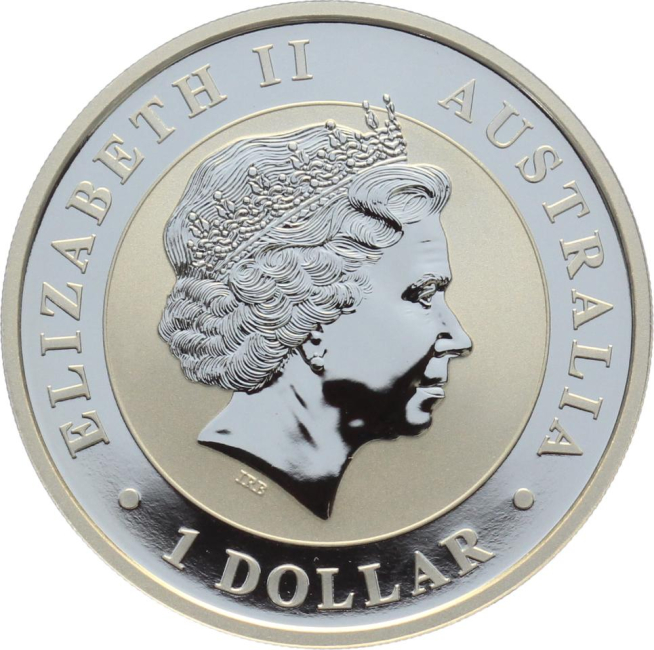 Australien 1 Dollar 2016 Kookaburra - 1 Unze Feinsilber
